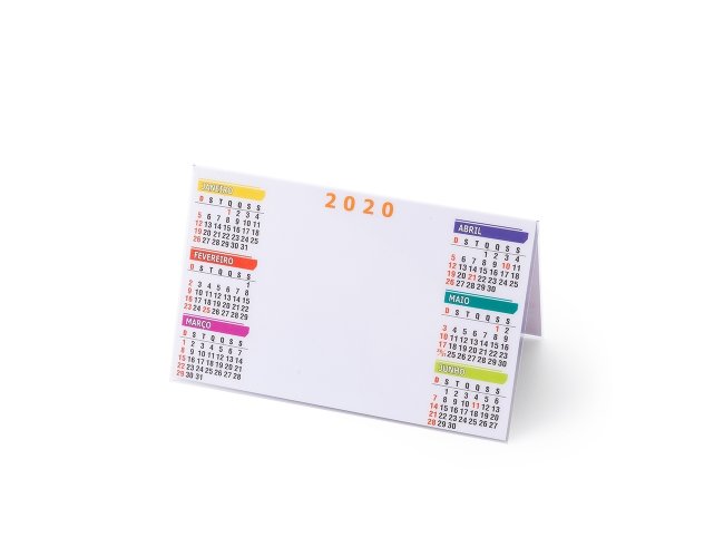 Calendrio Plstico de Mesa